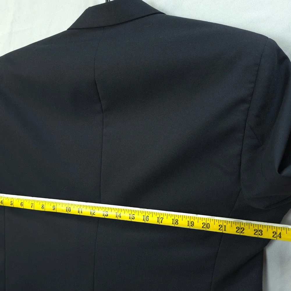 Arrow Suit Collection Mens 44R Navy‎ Blue Wool Blend 2 Button Blazer Sport Coat